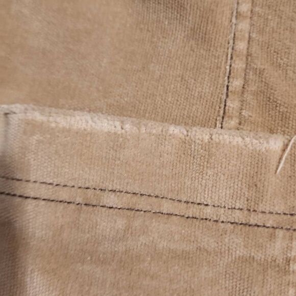 BB's Closet Women's Biege Corduroy Distressed Blazer in Size 2X - Picture 7 of 12